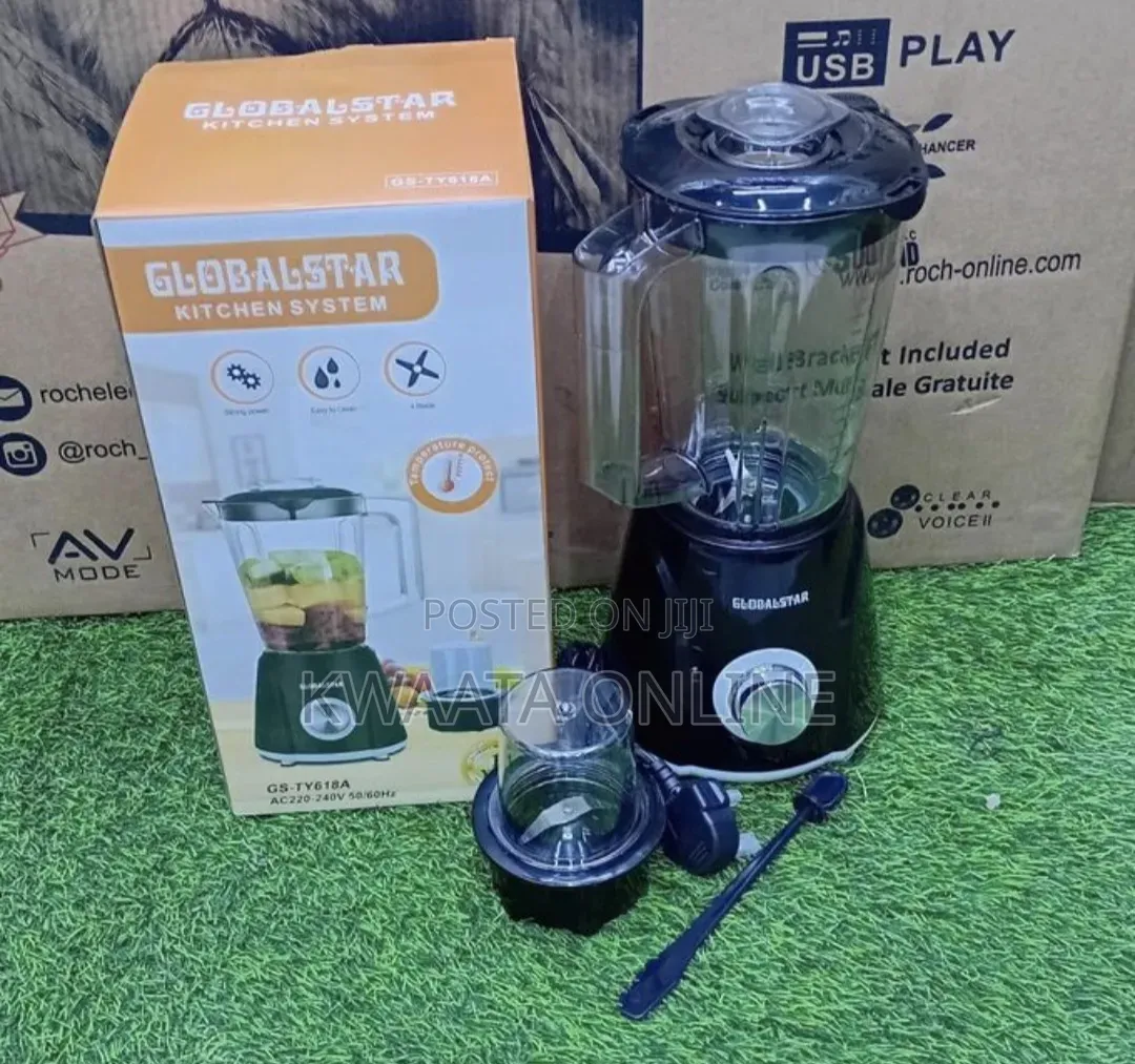 Globalstar Gs-Ty618a, 1.5litre Blender With Grinder 800w