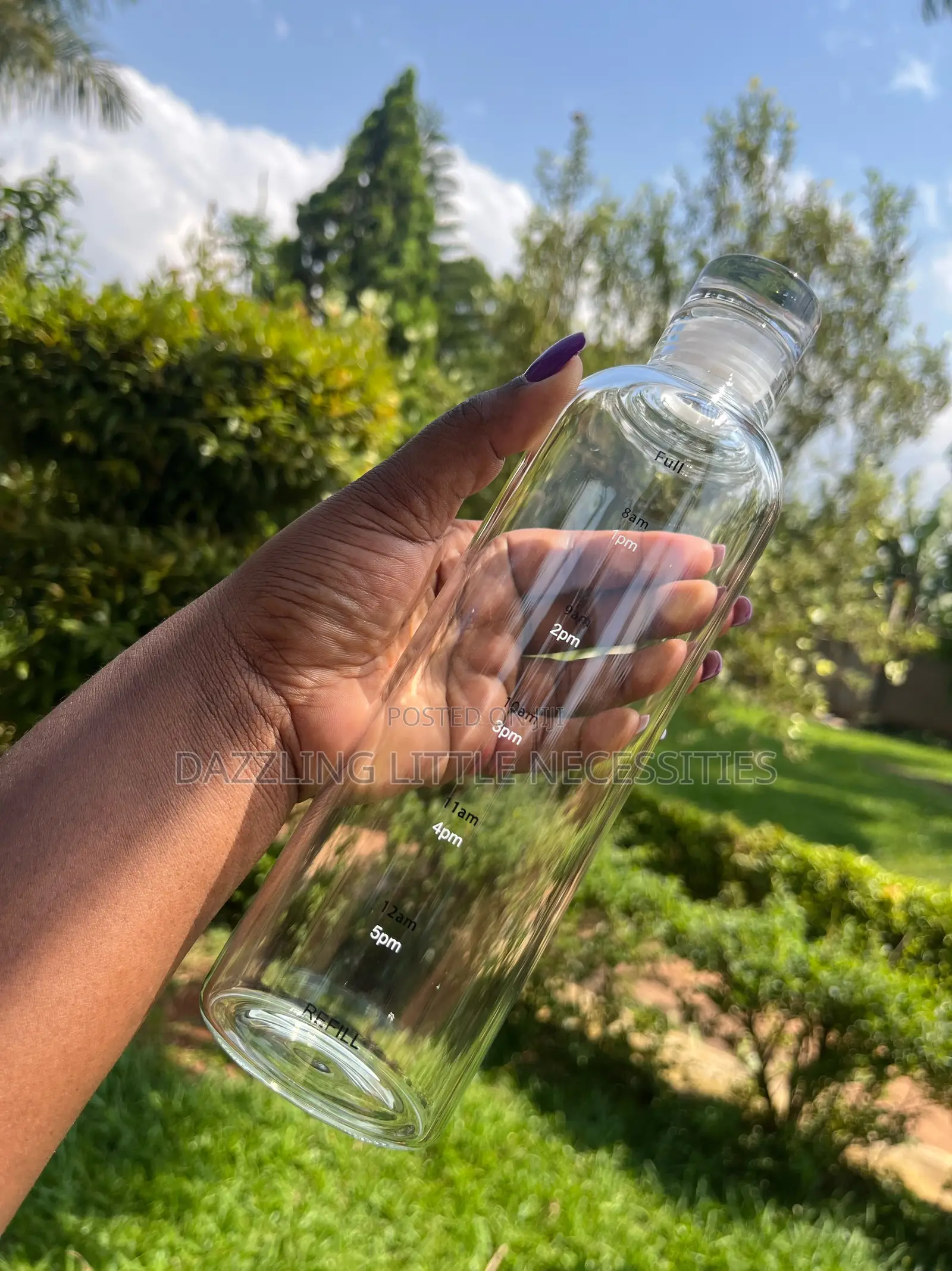 Olimpio Glass Water Bottle - 500mls