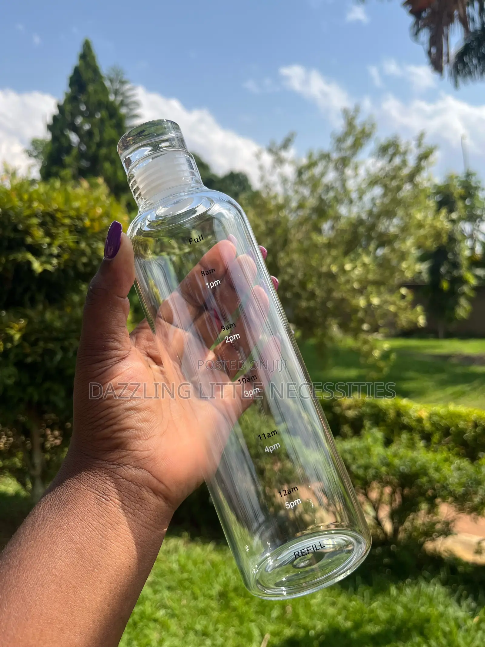 Olimpio Glass Water Bottle - 500mls