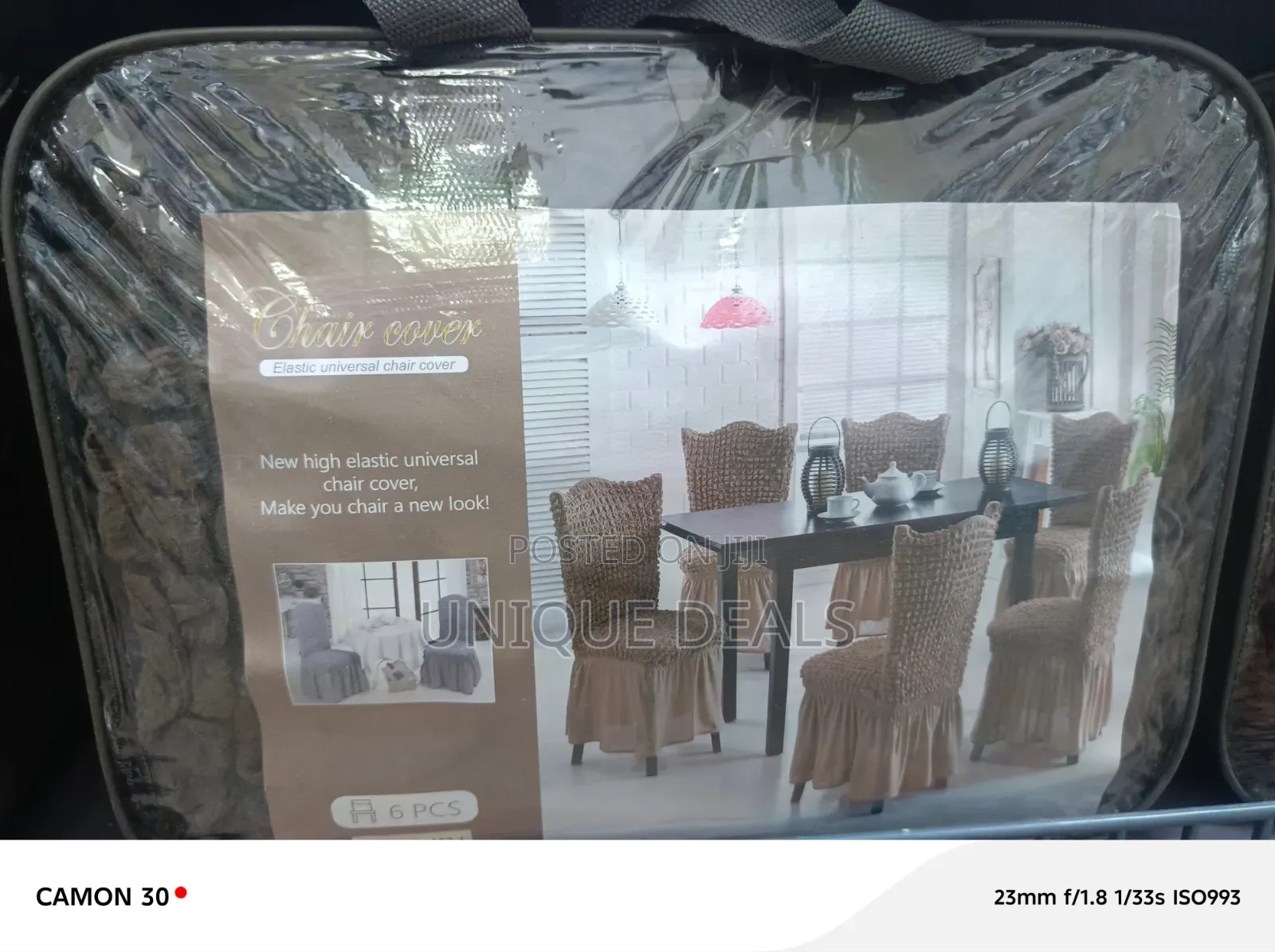 6pcs Elastic Dinning Chair Covers