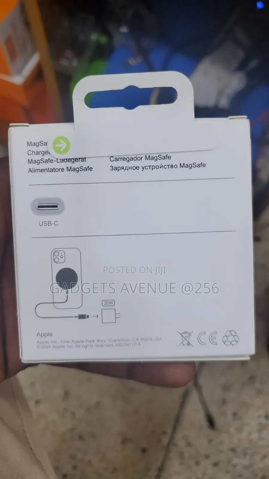 Apple Magsafe Charger in Its Original White Box.