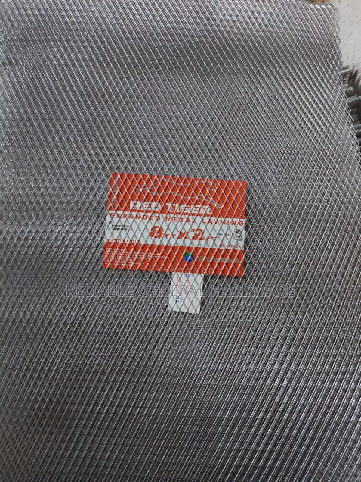 Expanded Wire Mesh Red Tiger 8x2ft