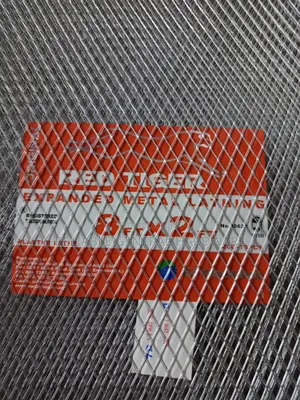 Expanded Wire Mesh Red Tiger 8x2ft