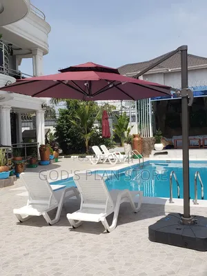Home Compound Outdoor Garden Umbrella With 100litres Base
