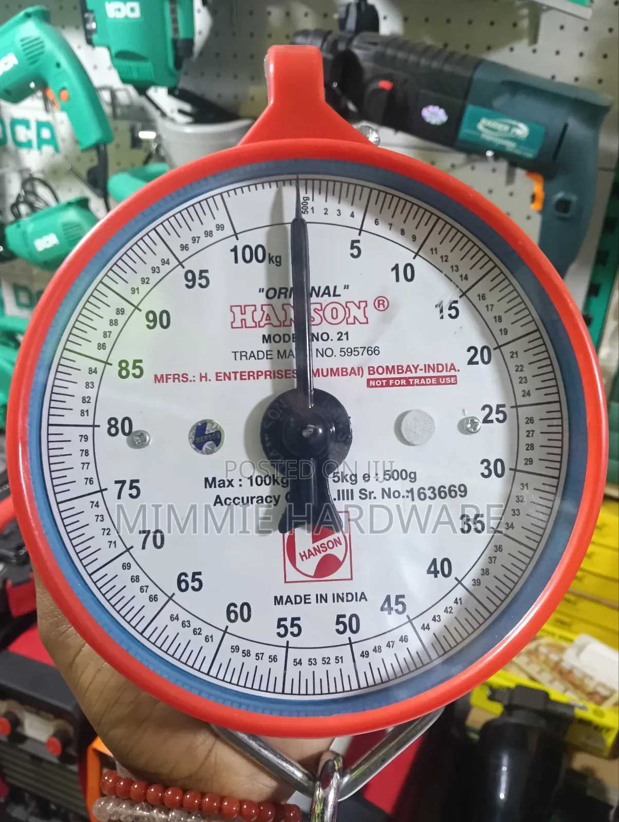 Original Hannson Weighing Scale 100kgs