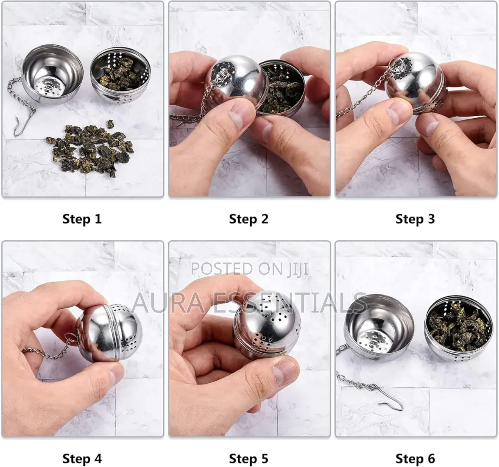 2pcs Stainless Steel Tea Infusers