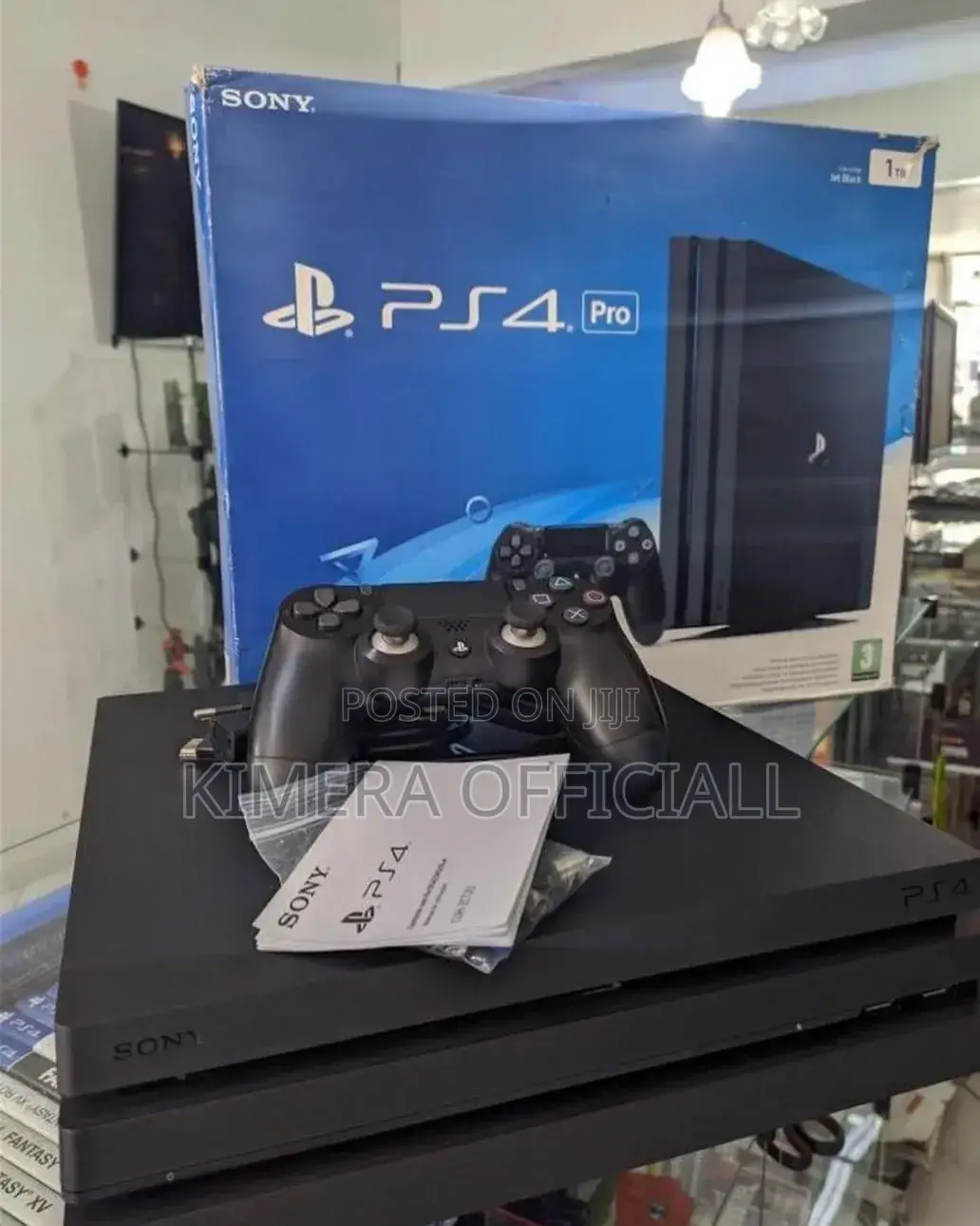Get a Ps4 Pro With 2 Pads and 32 Games