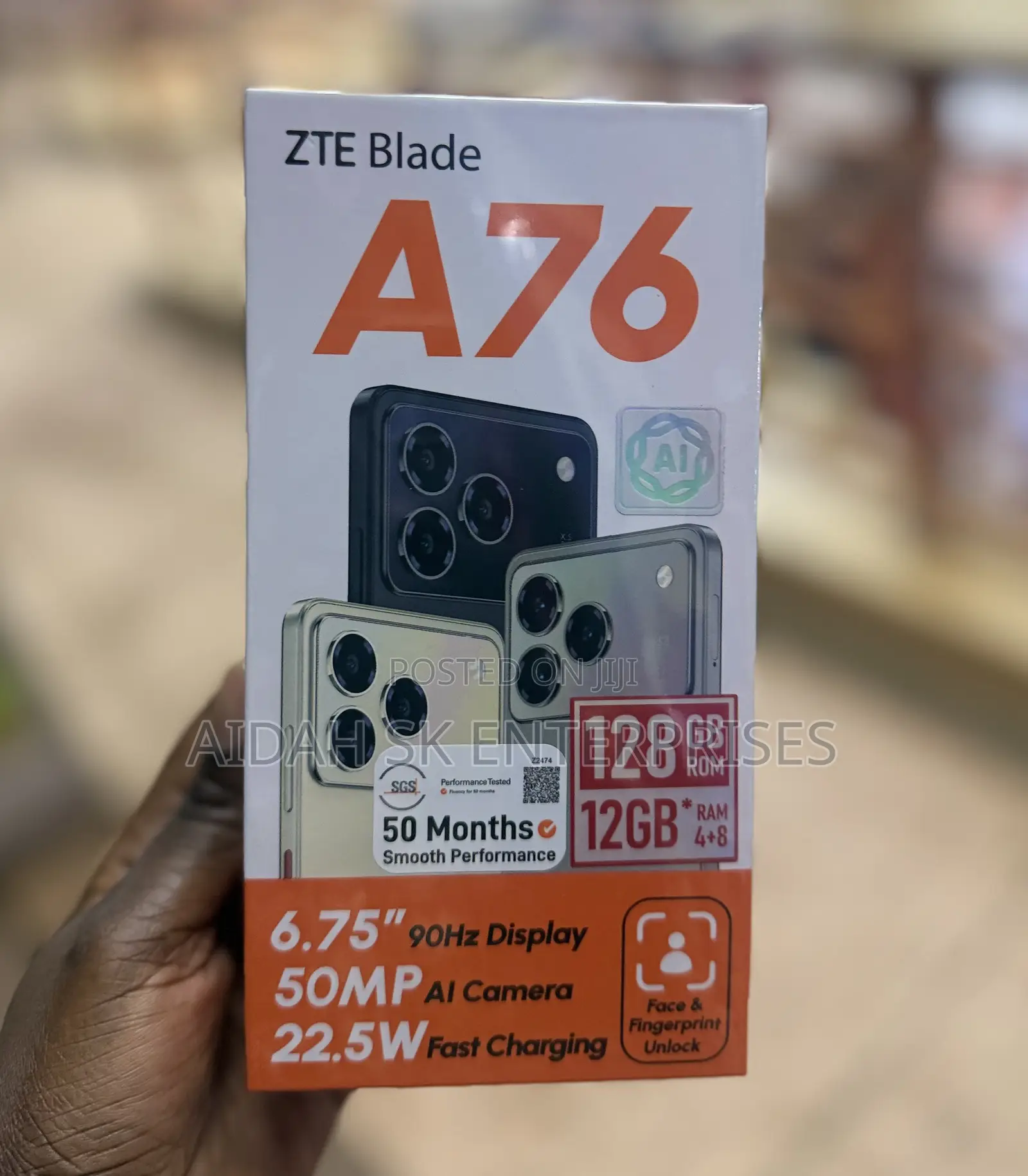 New ZTE Blade A76 5G 128 GB Black