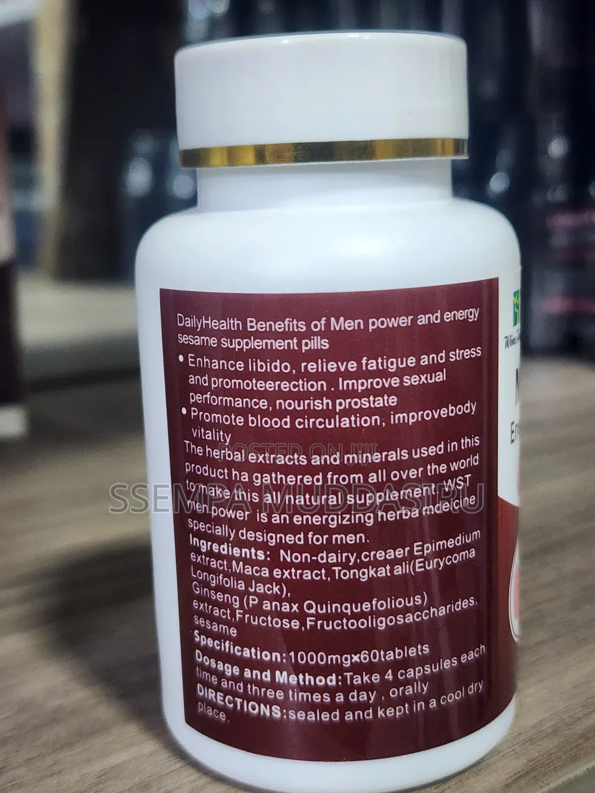 Men Power Energy Tablet Candy,60 Tablets
