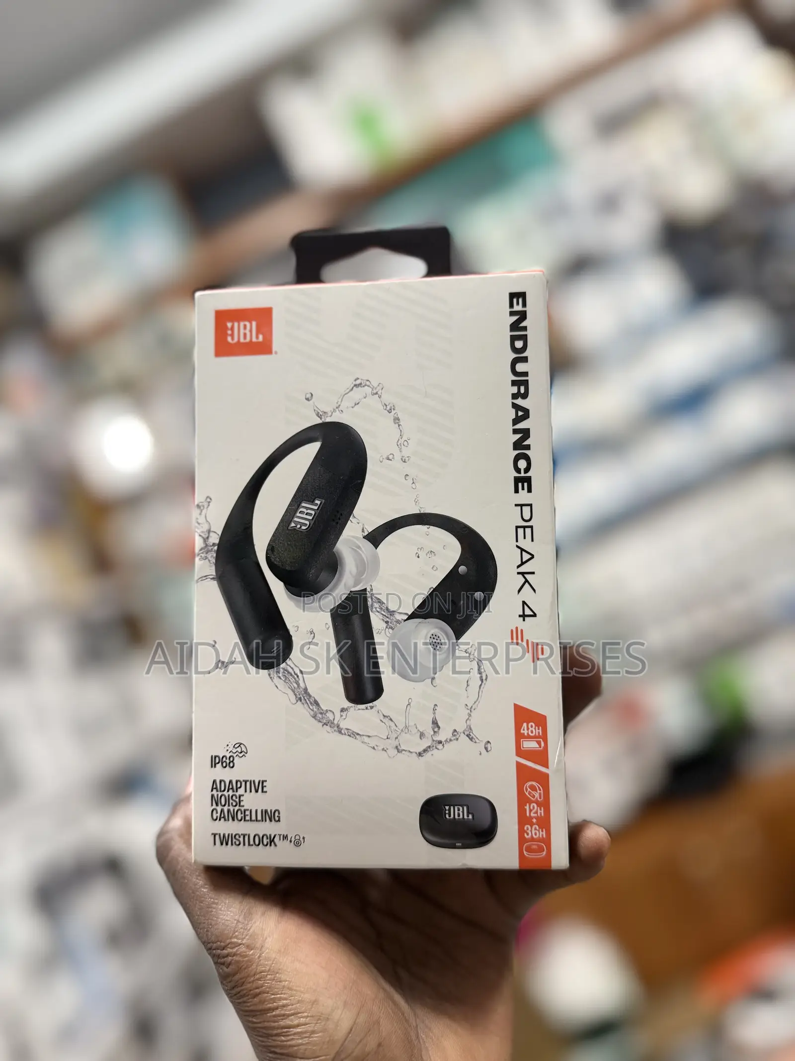 JBL Endurance Peak 4 Wireless Earbuds