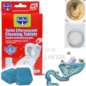 8pcsx15g Toilet Bowl Effervescent Cleaning Tablets