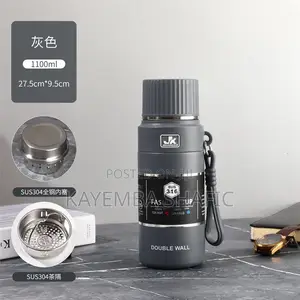 Jk 1100ml Stainless Steel Vacuum Sling Flask (Hot Cold)