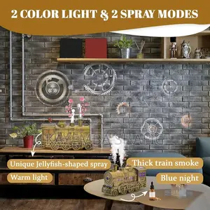 Holdmay Vintage Train Aroma Diffuser Humidifier (Model Kp-2100)