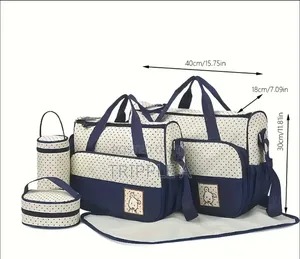 5 Pieces One Set Baby Diaper Nappy Women's Handbag