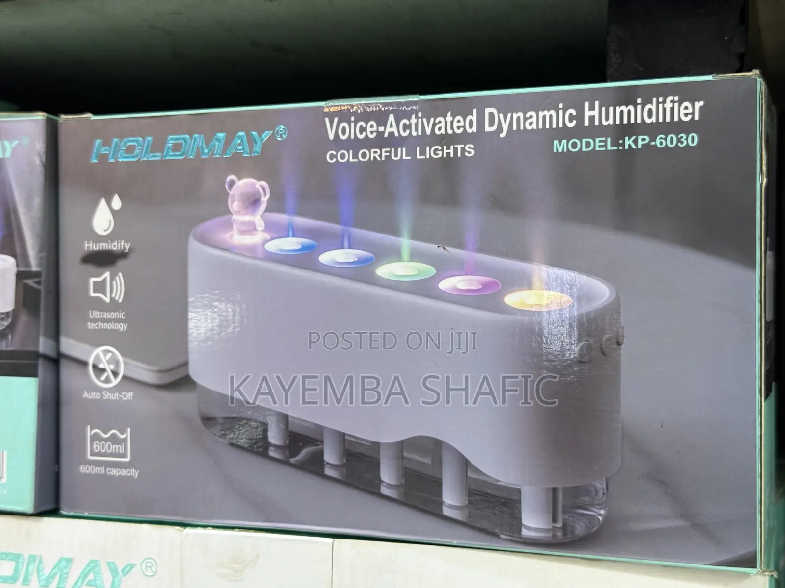 Holdmay Voice-Activated Dynamic Humidifier Kp-6030 (600ml)