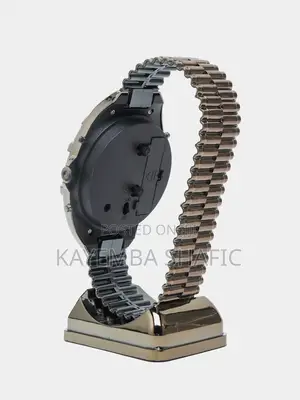 Unique Oversized Wristwatch Desk Table Top Clock (Gold)