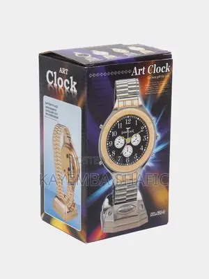 Unique Oversized Wristwatch Desk Table Top Clock (Gold)