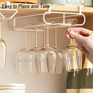 Wine Glass Holder, Under Cabinet Glass Rack, Rack Stemware Holder,