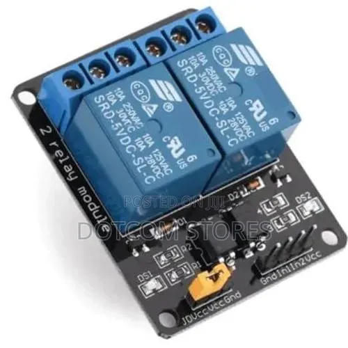 2-channel Dc 5v Relay Module With Optocoupler 5v Relay Module