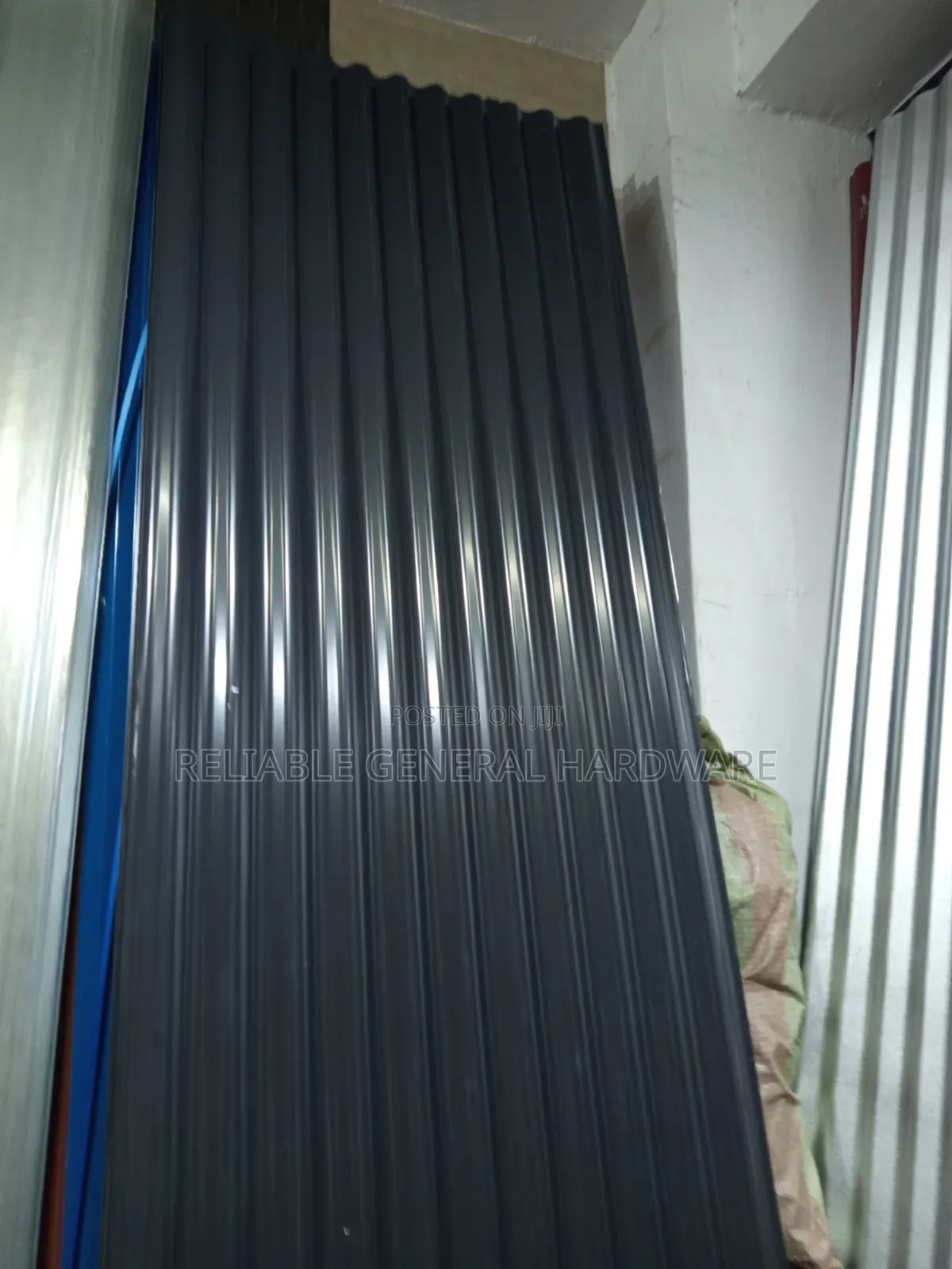 Iron Sheets Ordinary Corrugated Black G.30