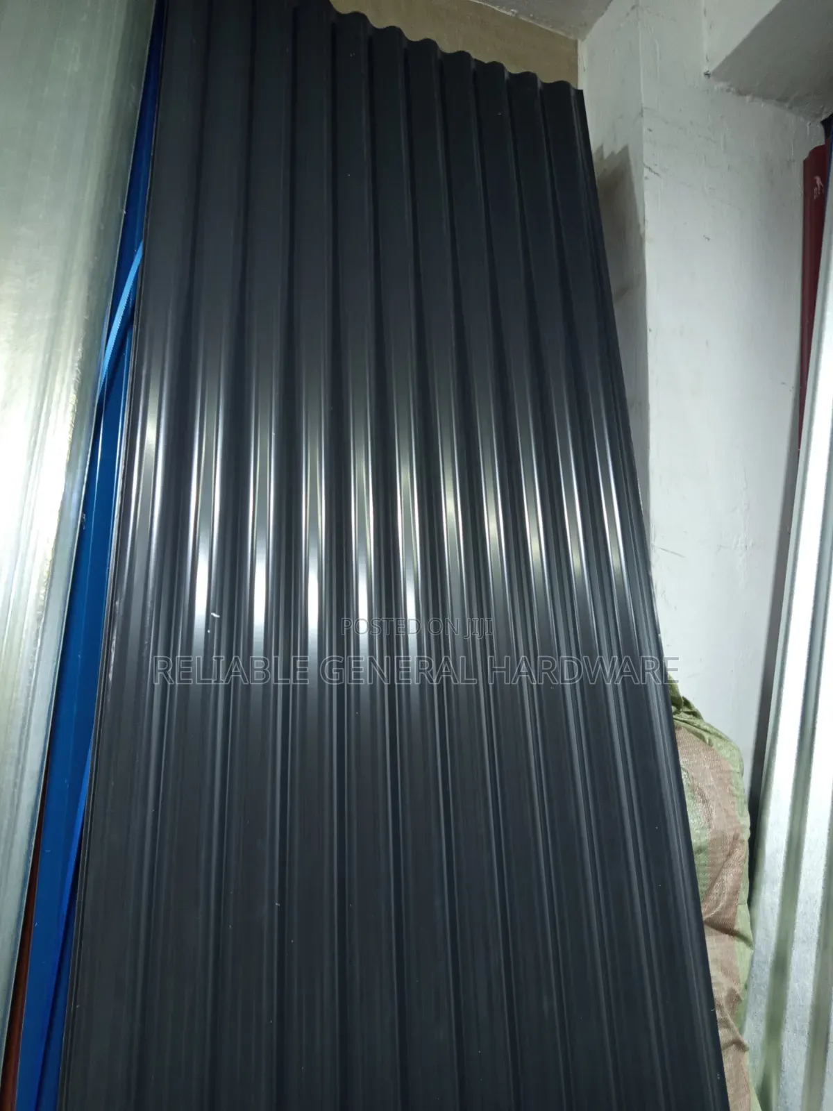 Iron Sheets Ordinary Corrugated Black G.30