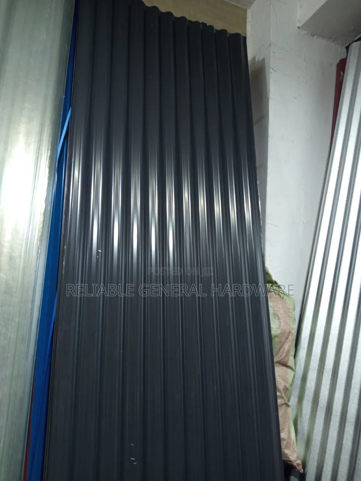Iron Sheets Ordinary Corrugated Black G.30