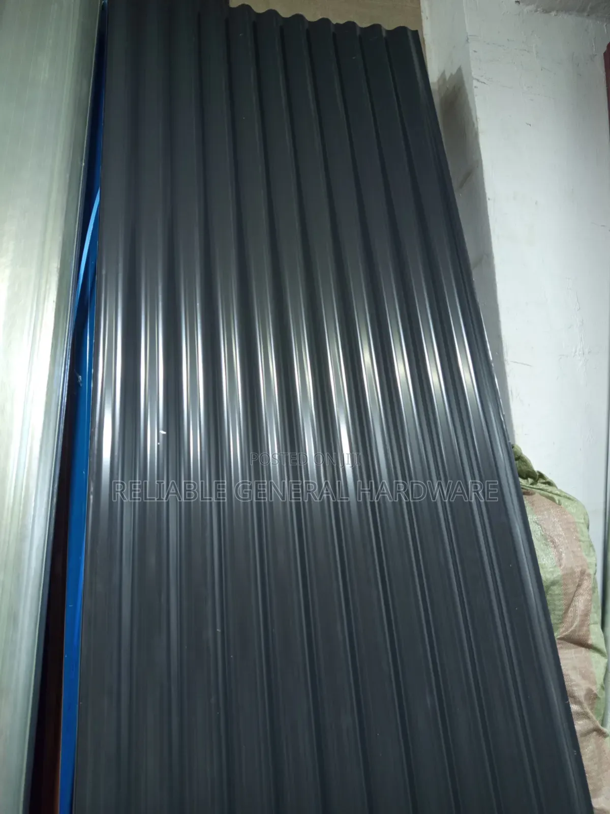 Iron Sheets Ordinary Corrugated Black G.30