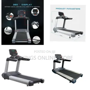 Commercial Treadmill 5 Hp Ac Continuous 6 Led+Dot Matrix Display