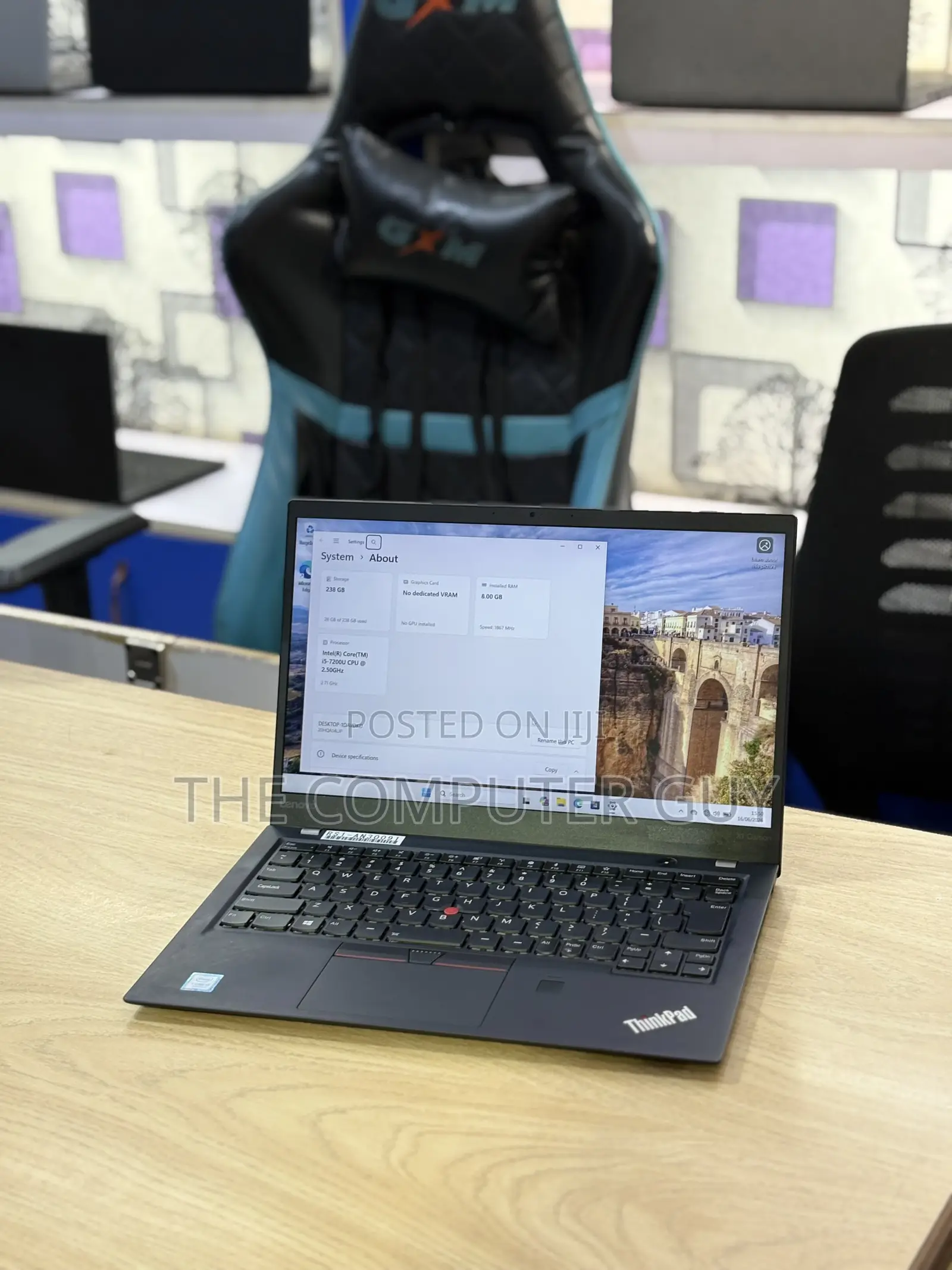 New Laptop Lenovo ThinkPad X1 Carbon 8GB Intel Core i5 SSD 256GB