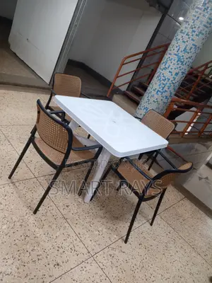 Set of Dining or Restaurant Table 4 Chair Piece