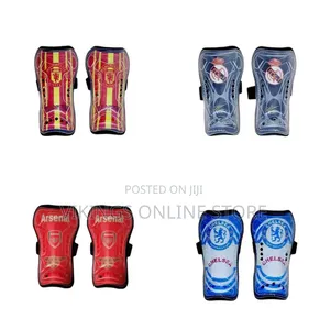 Pair of Professional Soccer Protective Gear Football Shin Pads