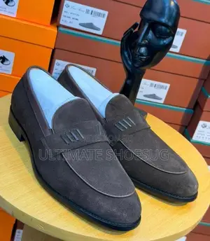 Loro Piana Penny Suede Loafers