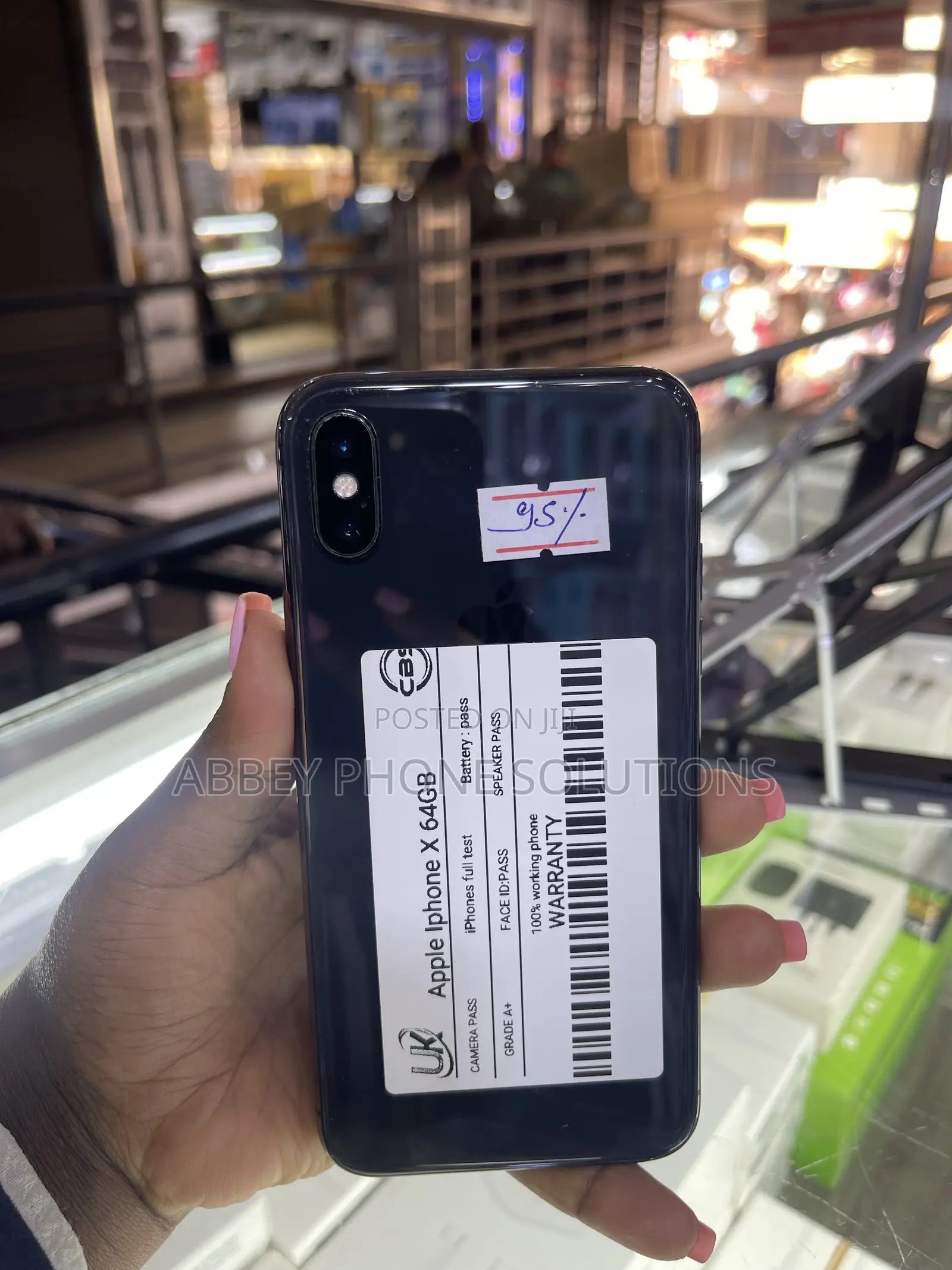 Apple iPhone X 64 GB Black