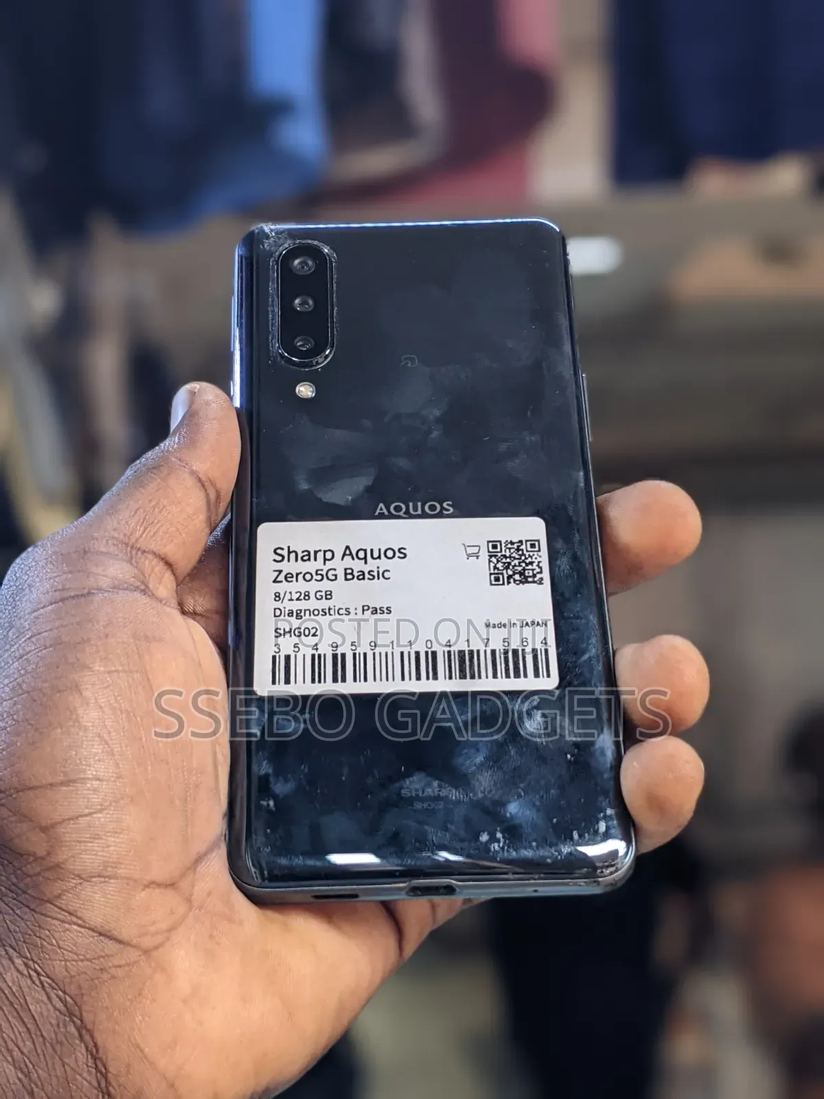 Sharp Aquos Zero 5G Basic 128 GB Black