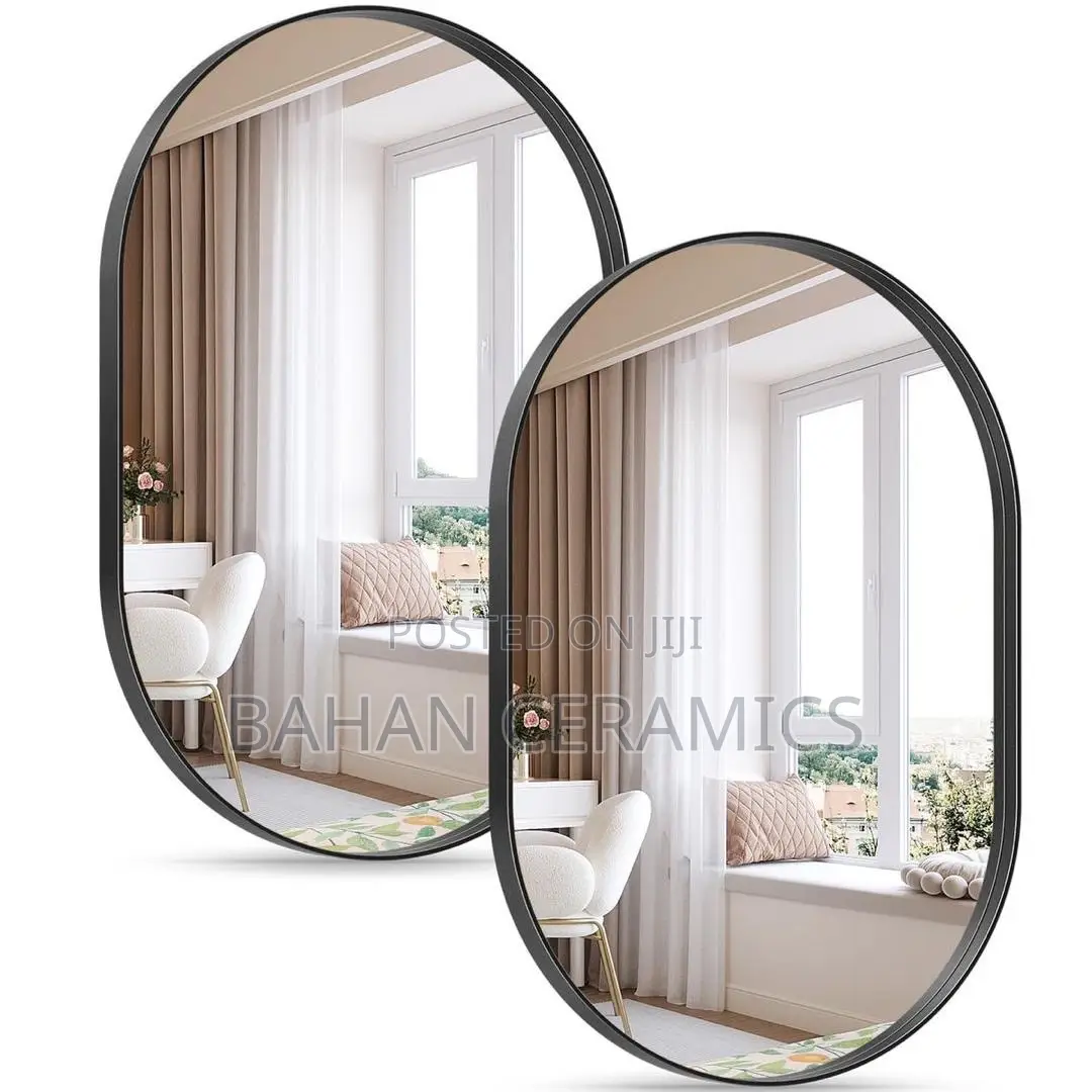 Framed Oval Led Mirrors