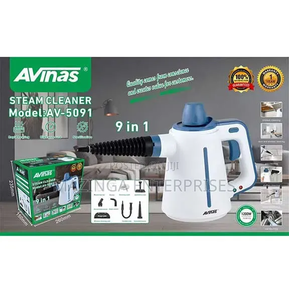 Avinas 9n1 Portable Handheld Pressurized Steam Cleaners