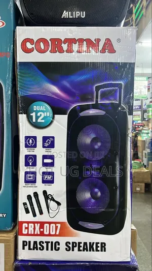 Cortina CRX-007 Portable Public Address Speaker 12" With Microphones