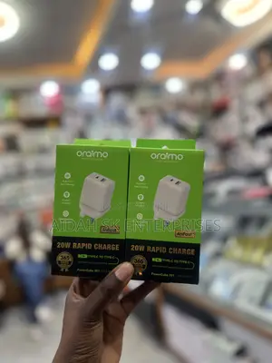 Oraimo Powercube 201 20w Dual-Port Fast Charger With Type-C to Type-C