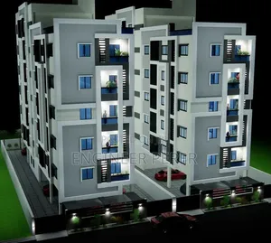 Amazing Beautiful Plan, Apartme Elevation Front View