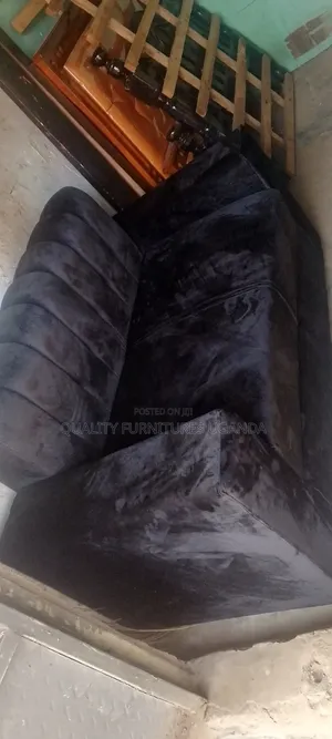 Black 2 Seater Sofa