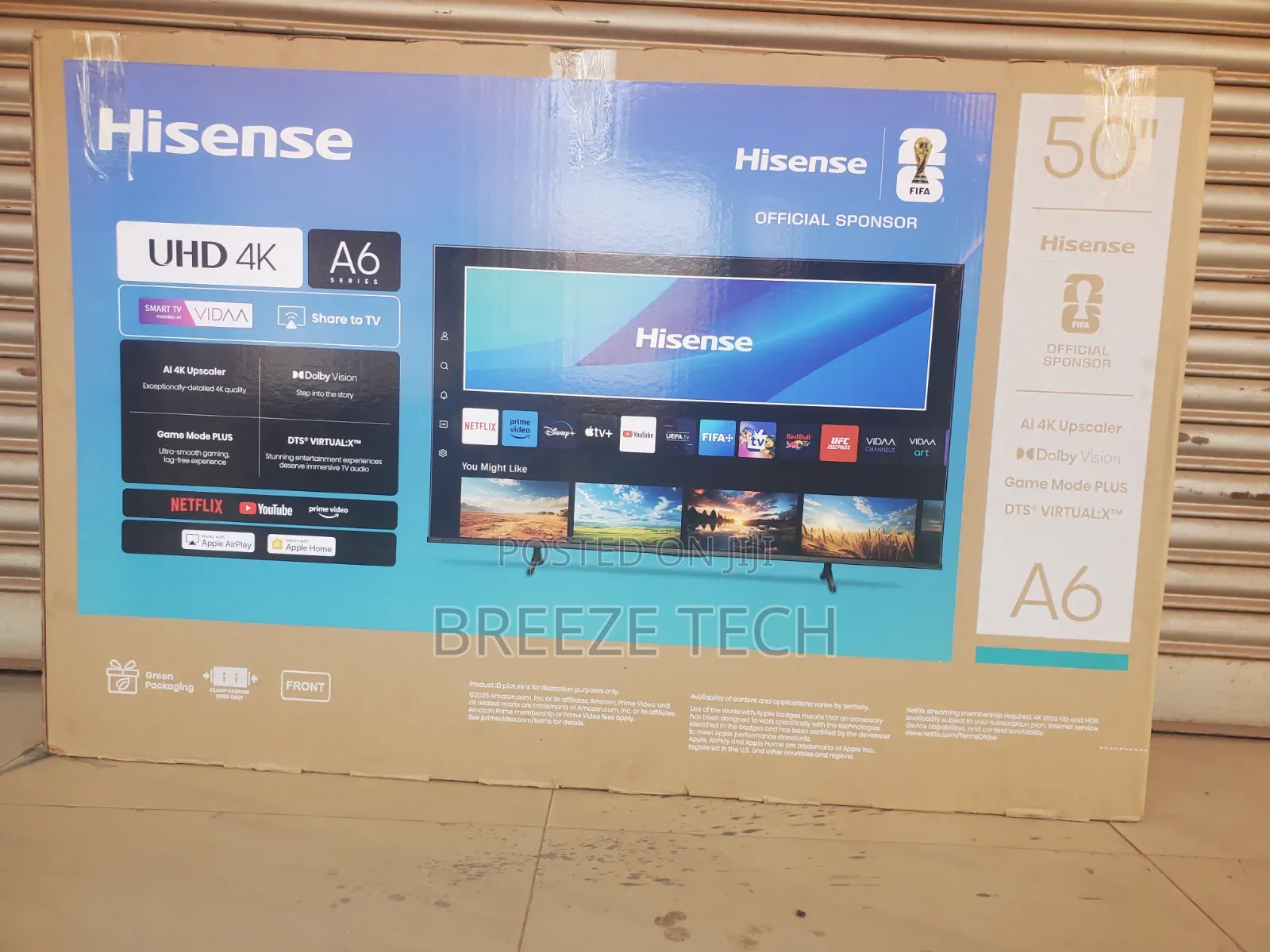A6 Vidda 50" Hisense Smart