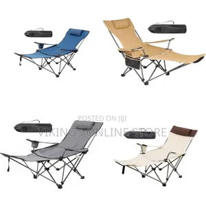 Folding Camping Chair for Adults, 2 Heights Adjustable, Lightweight