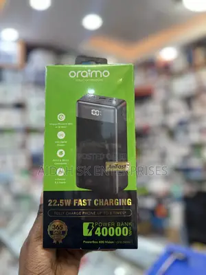 Oraimo Powerbox 400 Vision 40,000mah 22.5w Fast Charging Power Bank