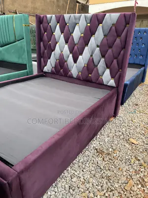 Five by Six Sofa Bed Purple and Grey