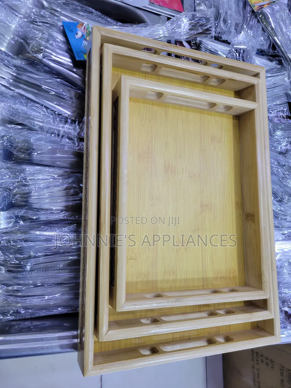 3pics Bambo Trays