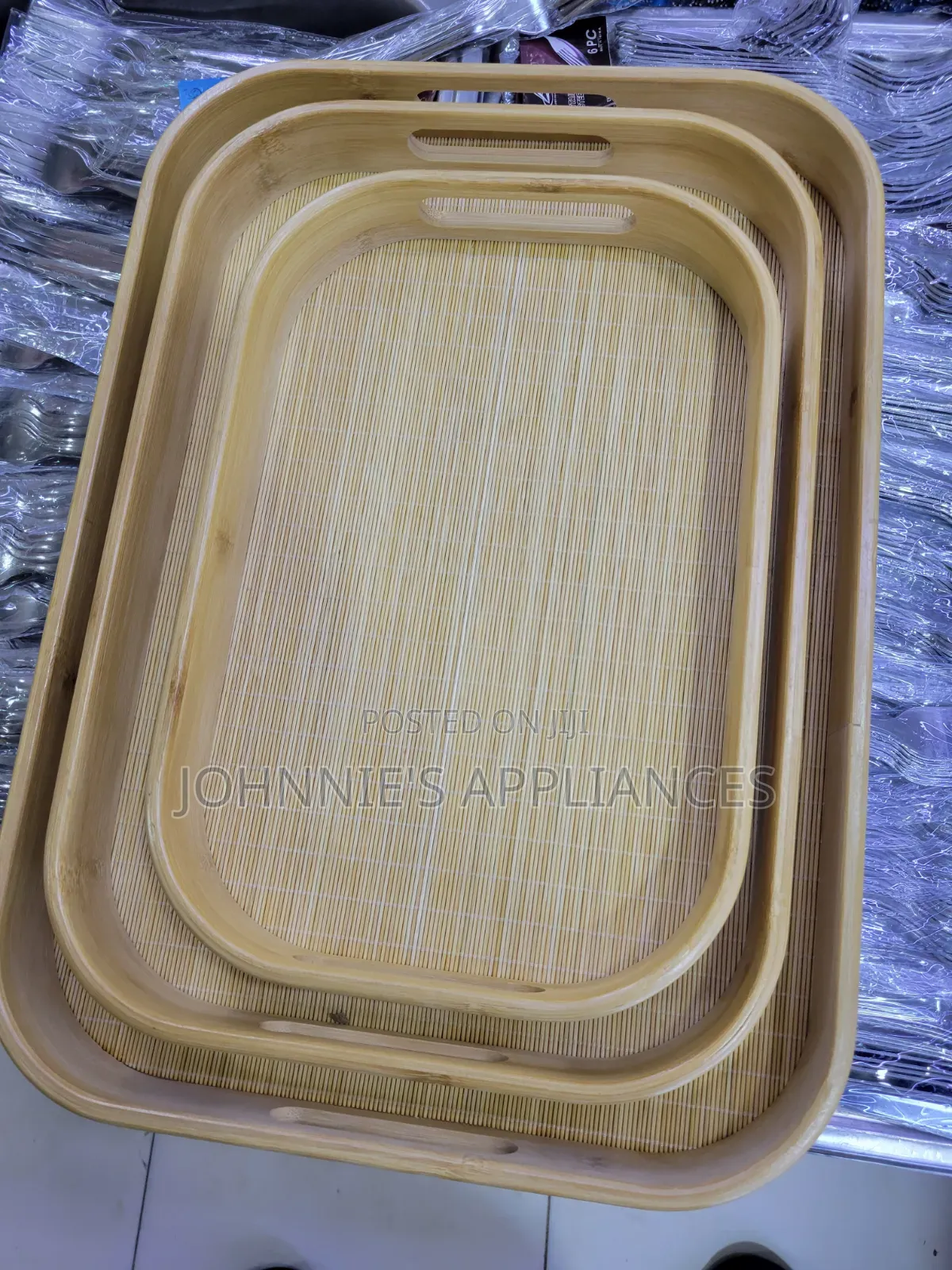 3pics Bambo Trays