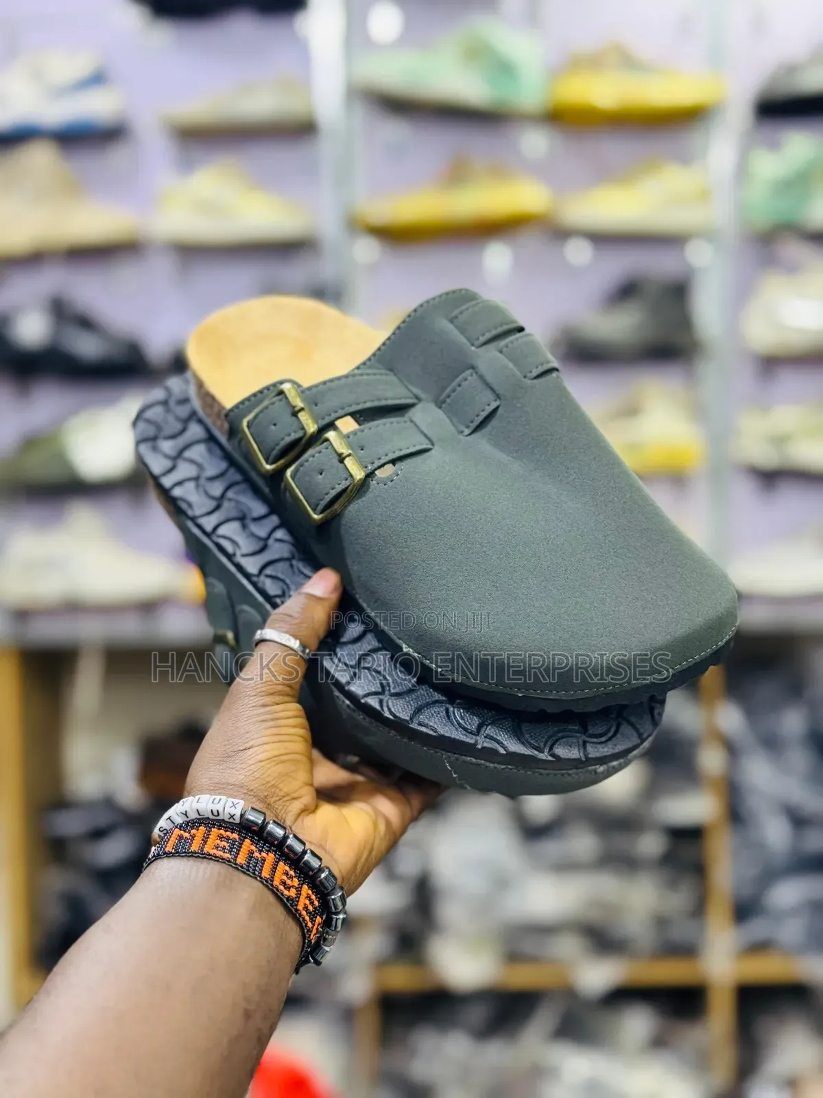 Premium Double-Buckle Comfort Slides