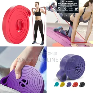 3 Set of Resistance Bands Pull Up Bands -Heavy Duty Rubber Loop Band