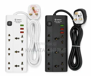 1 Pc Longan Power Extension, 3 Sockets + 3 Usb Ports, 3 Meters N309