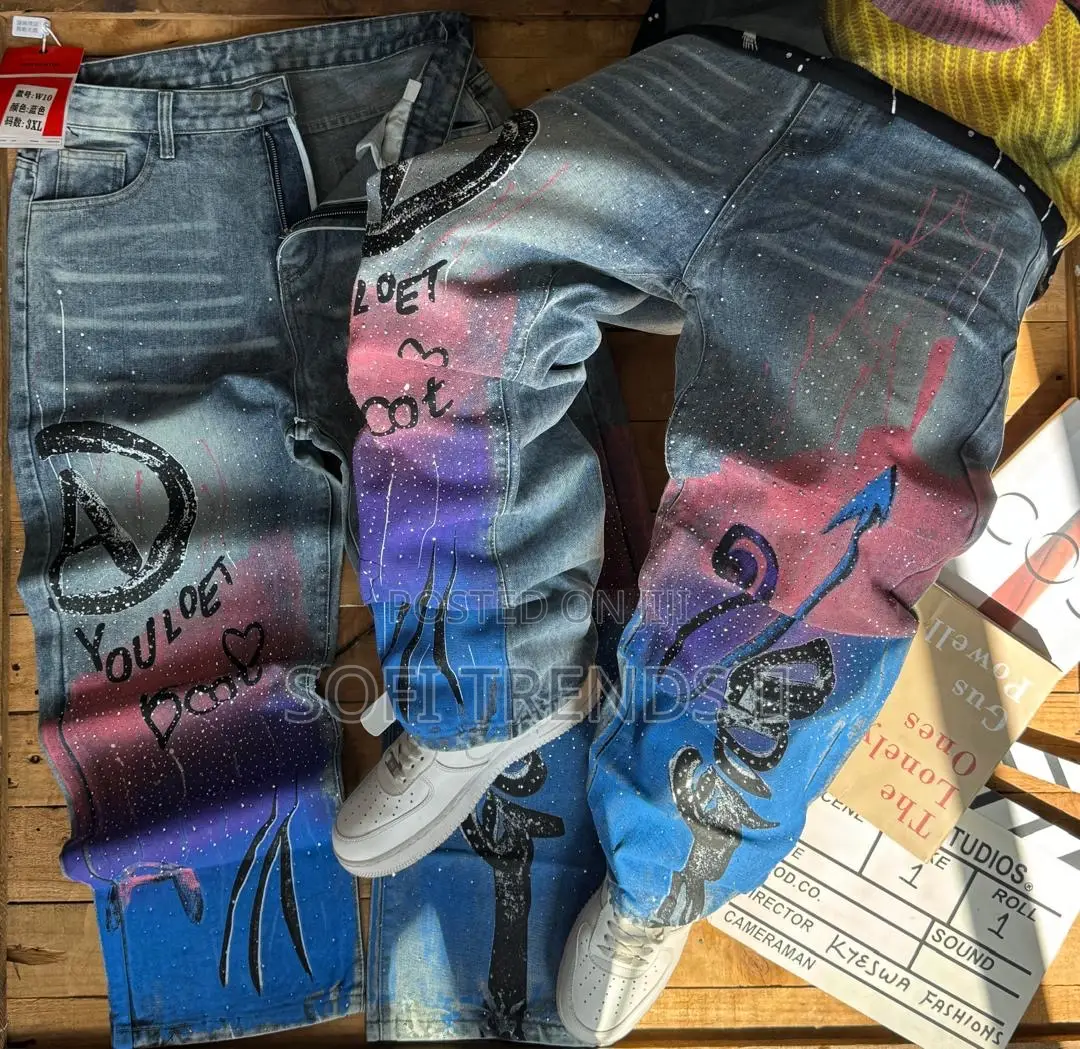 Gent’S Denim Buggy Pants